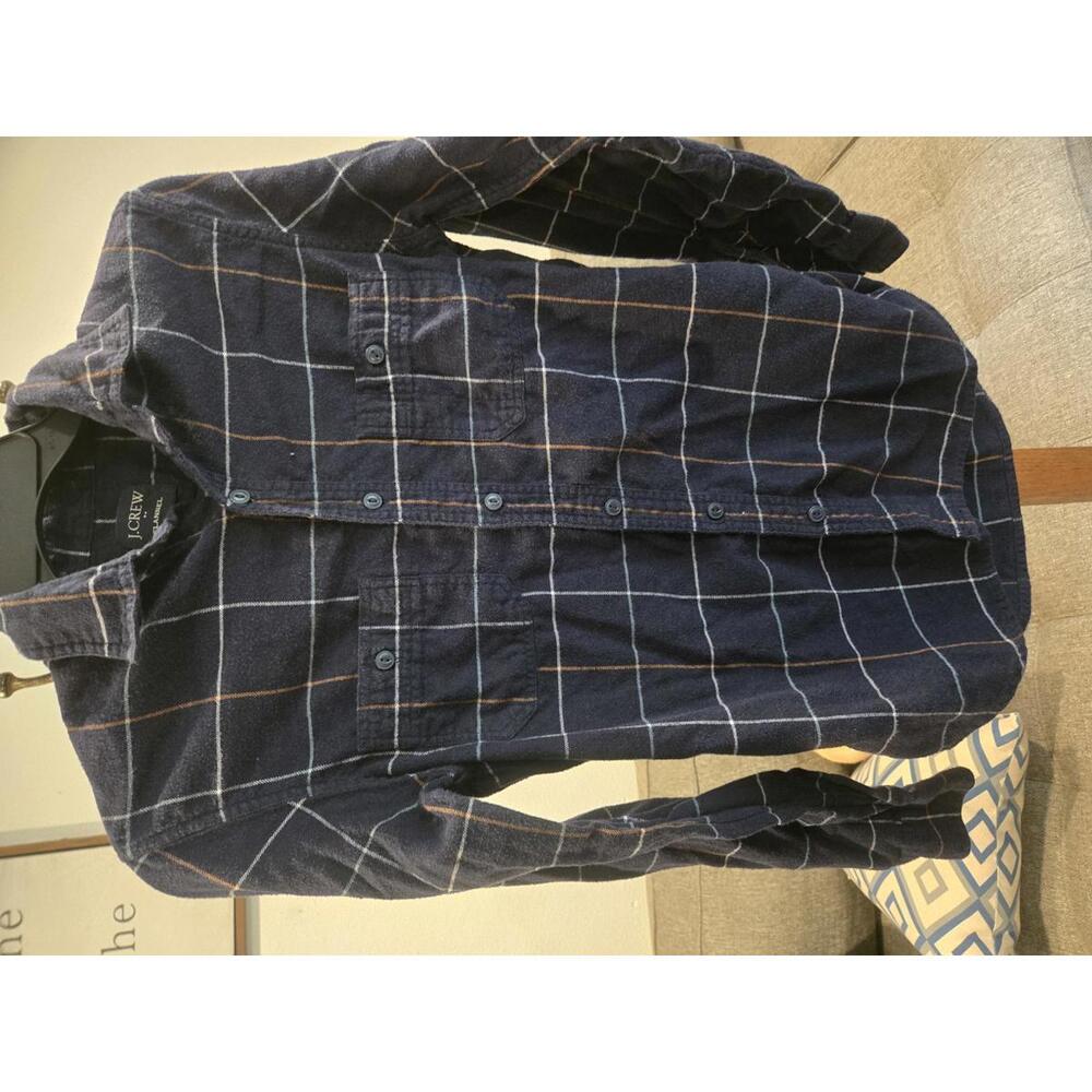 J.Crew Men's Flannel Casual Shirt Size Small